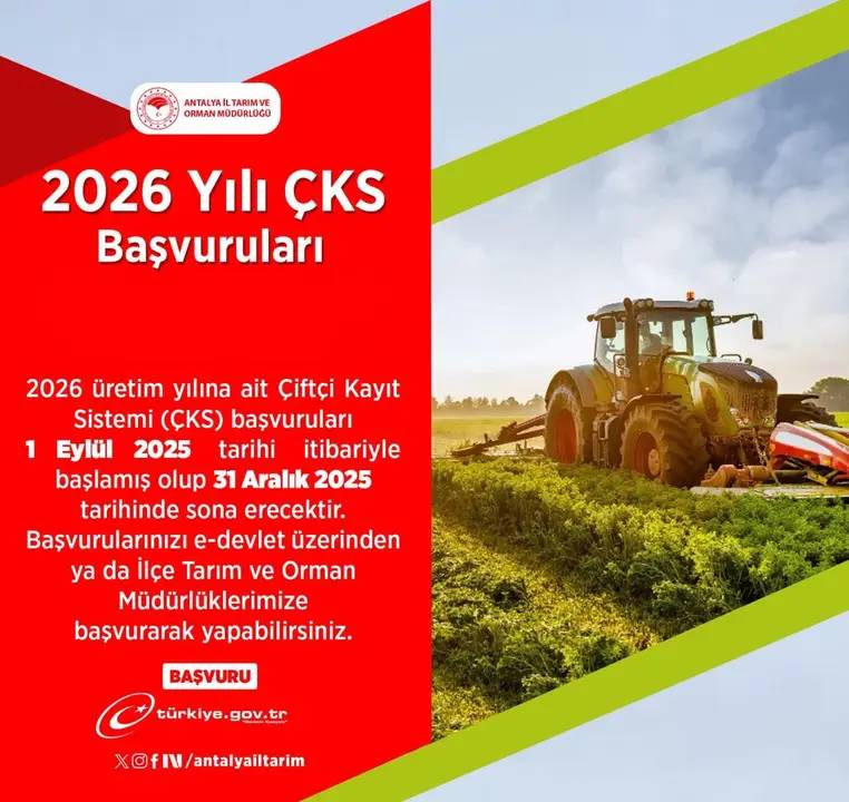 Antalyalı Çiftçilere İl Tarım’dan Kritik Uyarı 1
